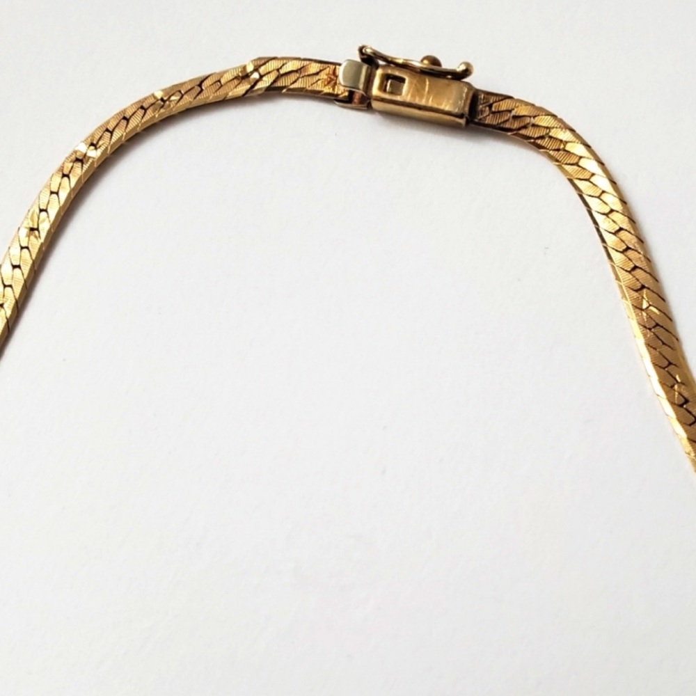 Rare Diamond Cut 14K Gold Chain Necklace - Picture 5 of 7